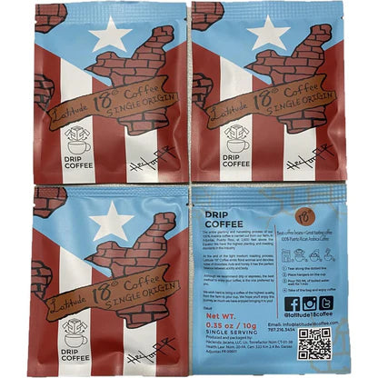 Caja de café de filtro Latitude 18 (12 unidades)